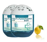 Boîte magique pour purifier l'air intérieur et éliminer la poussière, boîte magique pour dépoussiérer l'air, formule à base d'extraits végétaux, les placards, la maison (2pcs)