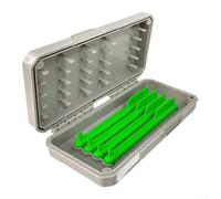 Boîte magnétique pour pêche à la carpe, étui compact avec 4 barres, bobines, règle et notes adhésives, design en plastique