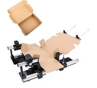 Boîte manuelle pliable à taille réglable, emballage efficace, boîte ondulée pour expédition, déménagement, entrepôt