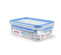 Tefal Boîte de conservation plastique rectangulaire Masterseal Fresh K3021212 1 L Bleu