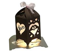 Boite Matrices de Découpe en Métal Cutting Dies Saint-Valentin Cadeau Boîte Scrapbooking Cutting Dies Cœurs D'amour Coquillages Paniers Lanternes Matrice de Gaufrage pour Album Papier Carte Cadeau