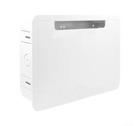 Boîte média TV murale de 22,9 cm, boîte multimédia encastrée, s'adapte parfaitement entre les goujons standard de 40,6 cm, pour la configuration de divertissement à domicile