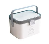 Boîte médicale Boîte à médicaments Boîte de rangement avec compartiments Boîte de rangement pour médicaments en étain de premiers secours Organisateur Grandes boîtes de rangement Boîte de rangem