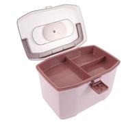 Boîte Médicale Portable en PP et ABS avec Compartiments pour Tablettes | Rangement de Remède, Organisation des Fournitures Médicales, Usage Extérieur et Bureau, Boîte Vide