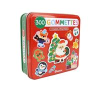 Boîte métal - 300 gommettes noël
