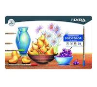 LYRA Rembrandt Polycolor - Boîte métal 36 crayons de couleur