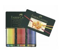 faber-castell faber-castell crayons de couleur polychromos, étui en métal noir Noir G
