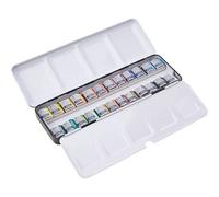 Boîte Métal Aquarelle Fine Cotman Winsor Et Newton 24 Demi-Godets