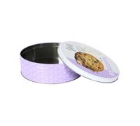 Boîte à Biscuits en Métal "Ludique" 22cm Violet