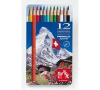 Caran D'ache Crayons De Couleur Prismalo En Etui Métal De 12