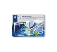 Crayon De Couleur Aquarellable Karat Assorti - Boite De 12