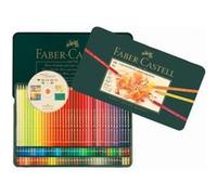 Faber-Castell Crayons Polychromos boîte métal 120 pièces multicolore