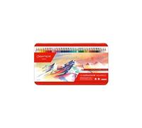 Caran d'Ache – Crayons de couleur Supracolor Soft Aquarellables – Mine 3,7 mm – Coffret métal 120