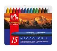 Boîte métal de 15 craies à la cire NEOCOLOR I G