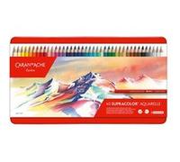 Boîte métal de 40 crayons de couleurs SUPRACOLOR® Soft Aquarelle - Caran d'Ache G