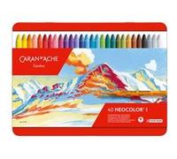 Boîte métal de 40 pastels à la cire NEOCOLOR® I - Caran d'Ache G