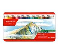 Caran d'Ache - Boîte métal Pablo - 80 crayons de couleurs