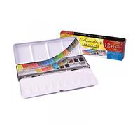 Boîte Métal L'aquarelle Sennelier Extra-Fine 12 + 6 Demi-Godets Offerts