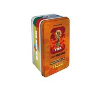 Boîte métal Panini FIFA World Cup 2026 Adrenalyn XL 8 pochettes 64 cartes multicolore