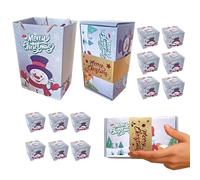 Boîte mobile de Noël | Boîte à économie d'argent de Noël pour chocolat | Sac décoratif pour enfants, mariage, chocolat, bonbons, bijoux, biscuits, vin, maison boulangerie