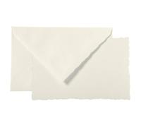 Boite Mode de Paris, 30cartes-30 enveloppes, coupe Moyen-Age - Blanc