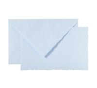 Boite Mode de Paris, 30cartes-30 enveloppes, coupe Moyen-Age - Bleu