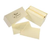 Boite Mode de Paris, 30cartes-30 enveloppes, coupe Moyen-Age - Ivoire