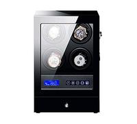 Boîte Montre Automatique Noire avec diron Rangement rétroéclair LED TRACHER LCD CONTRÔLE Piano Peinture CRÉATIVITÉ DE Moteur SIFFICIE