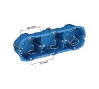 Boite multi-supports - SCHNEIDER - Multifix plus - 71mm - Plastique - 3 postes