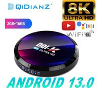 Boîte multimédia Android TV H96 MAX RK3528 - DQIDIANZ - Wifi BT 2Go 16Go 8K Netflix Google Store