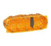 Boîte multiposte Batibox 3 postes ou 6 à 8 modules - profondeur 40mm