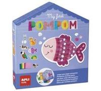 Boite My First Pompom Collage Bleu G