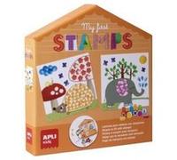 APLI Kids Tampons encreurs My First Stamps – Boîte beige