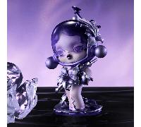 Boîte mystère de figurines à collectionner de la série sonore POP MART SKULLPANDA (12 versions régulières + 1 version cachée), thème mystérieux et onirique avec casque d'écoute et éléments artistiques