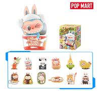 Boîte mystère de mini figurines de la série Supermarché des Monstres POP MART, figurine thème alimentaire Labubu, cadeau de la Saint-Valentin, décoration d'intérieur, jouet de collection Polychlorures