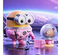 Boîte mystère POP MART série Minion Bedtime Story, décoration pour maison, bureau et voiture, figurine Minion dessin animé mignonne version Q, collection de jouets boîte mystère, petite statue modèle