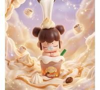 Boîte mystère (sans rembourrage en peluche), figurines de la boîte mystère Nanci Bubble Tea & Dessert - 7 modèles au total (6 réguliers + 1 caché), jouets de collection en ABS avec accents de tasse à 