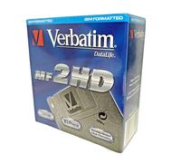 Boîte neuve scellée 10× disquettes Verbatim MF 2HD 3.5" 1.44 Mo - New Old Stock