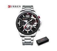 (Boîte noire argentée) Nouvelles montres vertes pour hommes de marque supérieure montre à quartz en