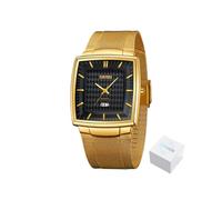 (Boîte noire dorée) SKMEI Top Brand Luxury 2023 Montres entièrement en acier pour hommes Montre-bracelet