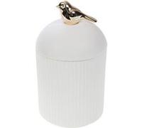 Boîte Ofélia oiseau - Amadeus - Blanc - Céramique Blanc G