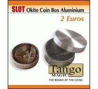 Boîte Okito Aluminium Avec Fente 2 Euros