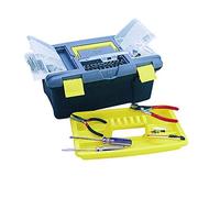 Boite organisateur à outils avec plateau et compartiments 33cm Noir & Jaune MSV