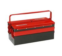 Facom Boîte à outils métallique vide BT.11GPB – 5 cases – Acier rouge/noir – 475×220×238 mm