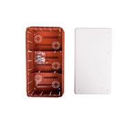 boîte p/t 152 mm 294 x 70 mm avec vis blanc 48 RANGE GW48007
