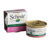 Schesir chat - filets de poulet et jambon en gelée - 85 g