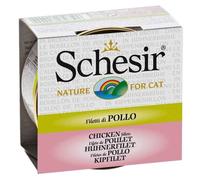 Boîte Pâtée Au Filets De Poulet En Bouillon Pour Chat - Schesir - 70g