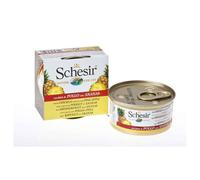 Boîte Pâtée Au Filets De Poulet Et Ananas Avec Morceaux De Fruits Pour Chat - Schesir - 75g