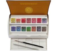 Boîte peinture aquarelle extra-fine Sennelier pinceau et crayon estompe