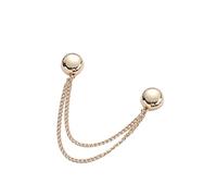 Boîte Perles Boules Kits Anneau | Boucle de raccourcissement de t-shirt pour couturière de récupération | Pince à vêtements sans aiguille, sans fil, sans tailleur Boîtes Argile Pack (Gold, One Size)